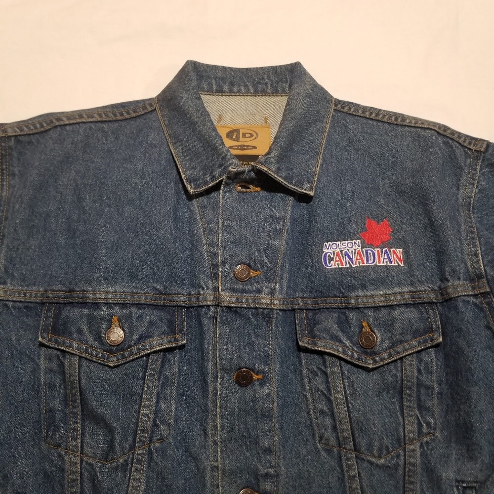 Vintage Molson Canadian Denim Jacket